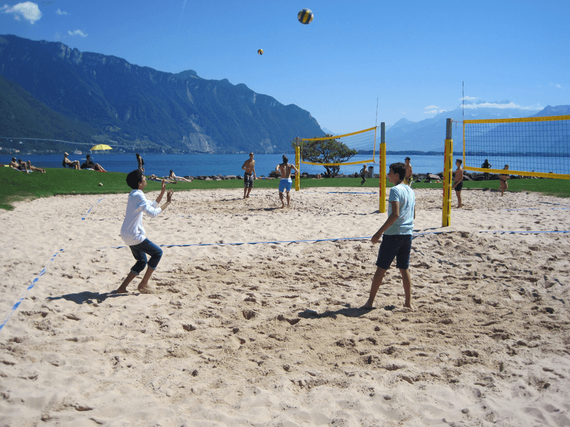 Séjour linguistique Suisse, Montreux - Volleyball