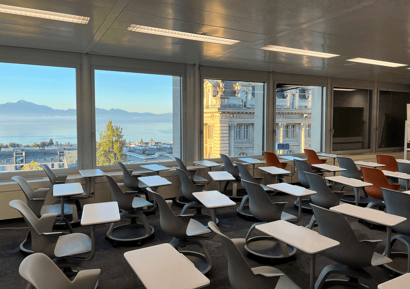 Sprachaufenthalt Schweiz, Lausanne - Voxea Lausanne - Klassenzimmer