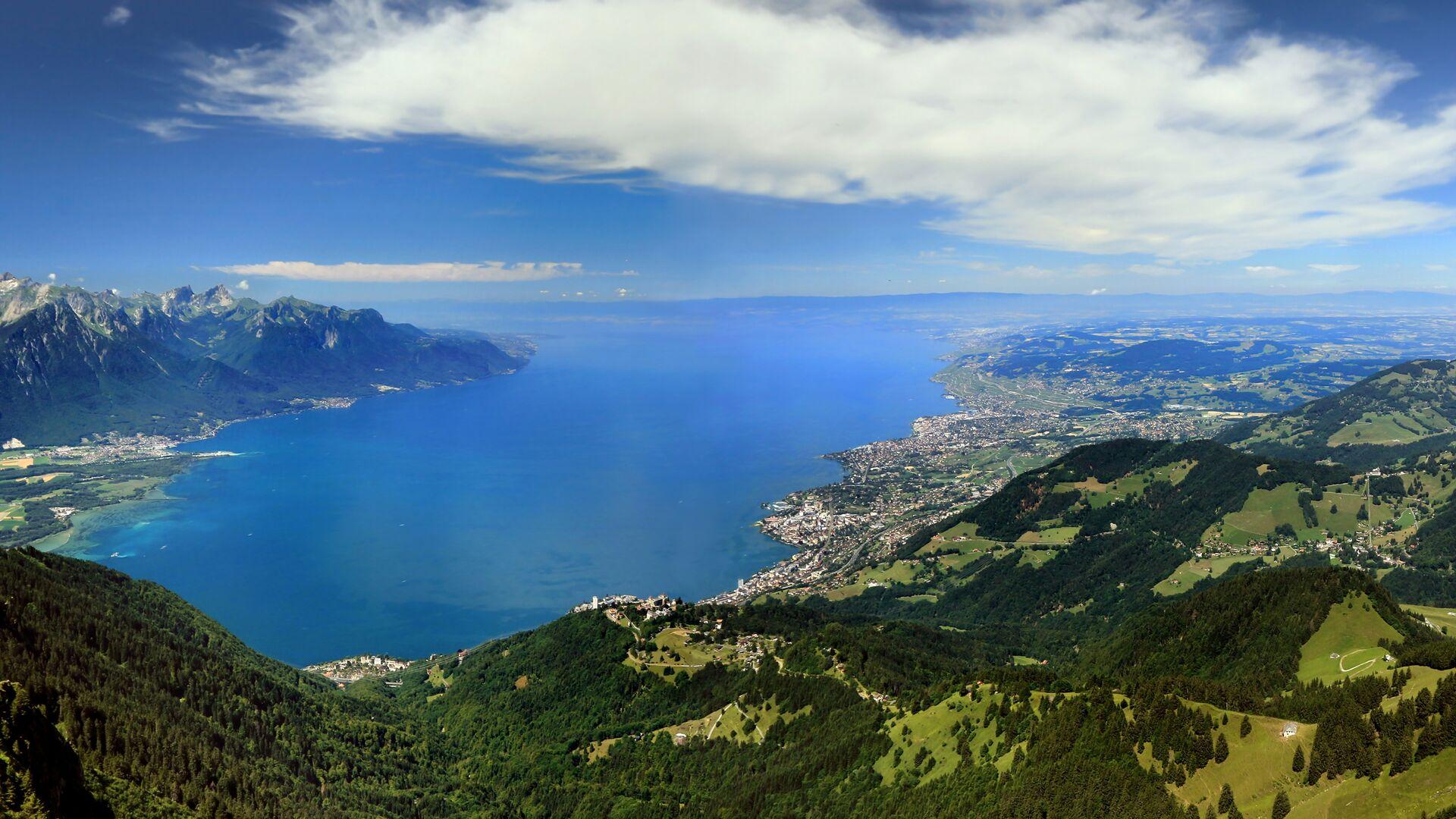 Sprachaufenthalt Schweiz, Montreux, Aussicht Rochers de Naye